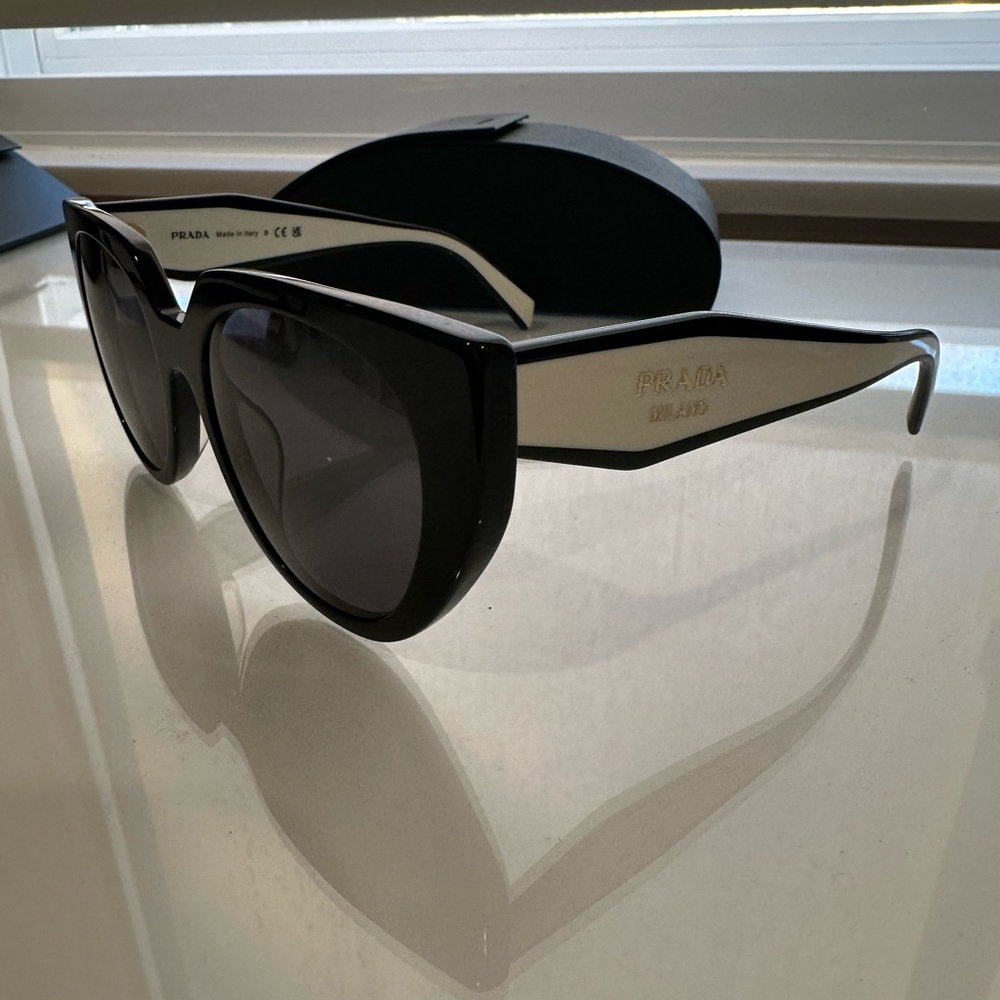 Prada Chic Black Cat-Eye Sunglasses
